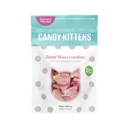 Bonbons PASTÈQUE ACIDULÉ 54 gr - Candy Kittens