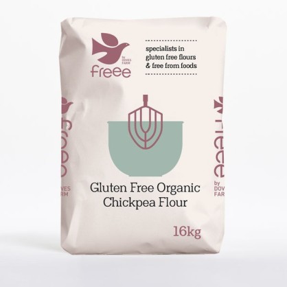 Farine de pois chiches bio sans gluten 16kg - Doves Farm