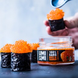 DDM 11/2022 - 100% SANS ŒUFS DE SAUMON 100 gr - UMIAMI