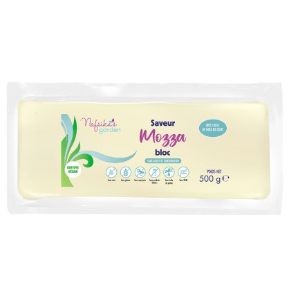 Bloc Mozza vegan 500 gr - Nafsika's Garden