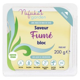 Bloc fumé "Gouda" vegan 200 gr - Nafsika's Garden