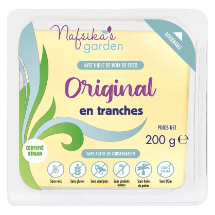 Tranché original "Edam" vegan 200 gr - Nafsika's Garden