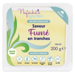 Tranché fumé "Gouda" vegan 200 gr - Nafsika's Garden