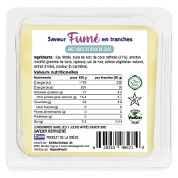 Tranché fumé "Gouda" vegan 200 gr - Nafsika's Garden