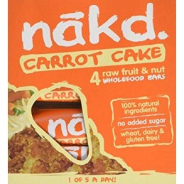 Multipack Barres Carrot Cake 12x4*35gr - Nakd