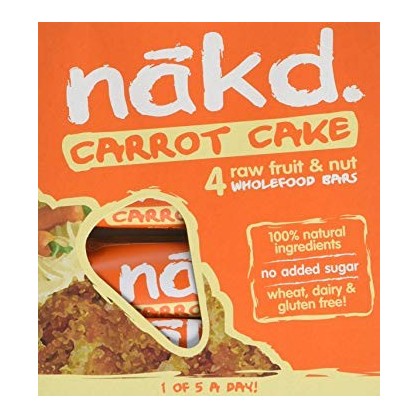 Multipack Barres Carrot Cake 12x4*35gr - Nakd