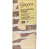 DDM 15/03/25 - Tablette de Chocolat Blanc aux Amandes grillées 80 gr - VEGANZ