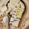 DDM 15/03/25 - Tablette de Chocolat Blanc aux Amandes grillées 80 gr - VEGANZ