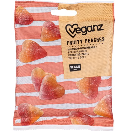 Bonbons Pêches Fruitées 100 gr - VEGANZ