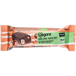 Barre au Chocolat et à la Noisette 40 gr - VEGANZ