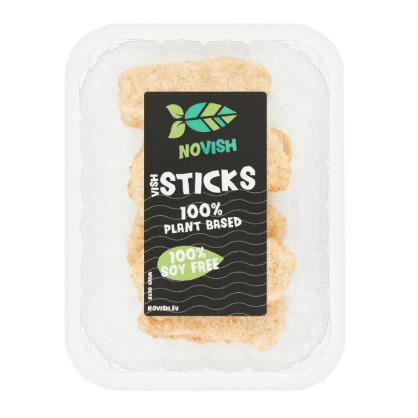Sticks sans Poisson 100% Vegan, base de protéine de blé et pois - Novish
