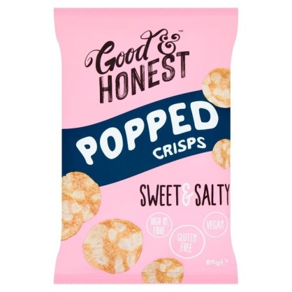 Chips poppées sucrées et salées 85 gr - GOOD AND HONEST