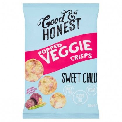 Chips poppées Veggie Sweet Chilli 85 gr - Good and Honest
