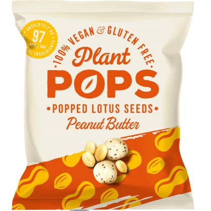 Graines de lotus poppées beurre de cacahuètes - Plant pops