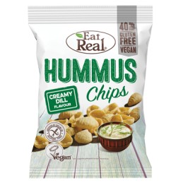 Chips Hummus Creamy Dill à l'Aneth 135 gr - Eat Real