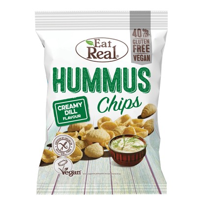 Chips Hummus Creamy Dill à l'Aneth 135 gr - Eat Real