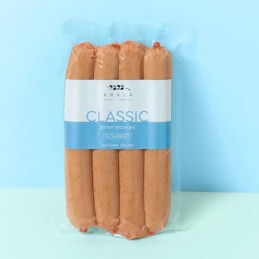 Saucisses de seitan classiques 230 gr - AMALA