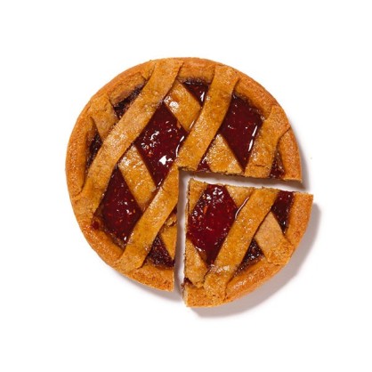 Tarte à la framboise bio 250 gr - BISCOTTIFICIO GUERRA