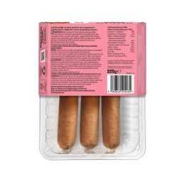 Saucisses XL à base de protéines de pois 225 gr - Meatless Farm