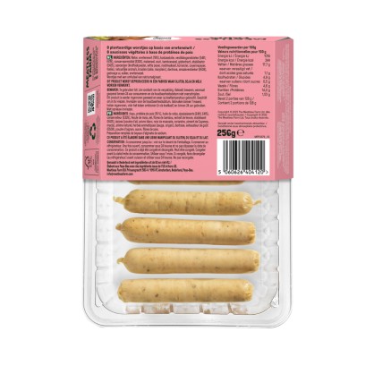 Mini saucisses à base de protéines de pois 256 gr - Meatless Farm
