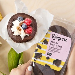 Muffins Double Chocolat 150 gr - Veganz