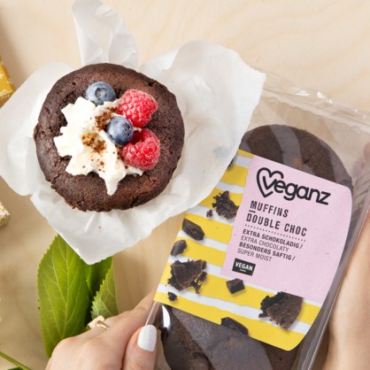 STOP - Muffins Double Chocolat 150 gr - VEGANZ
