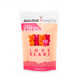 LOVE BEARS (SANS SUCRES) Ananas Pamplemousse 125 gr - Jealous Sweets