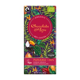 Chocolate & Love - Coffret cadeau chocolat noir Pomegranate 4 x 80 gr