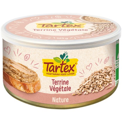 Terrine végétale Nature BIO 125 gr - TARTEX
