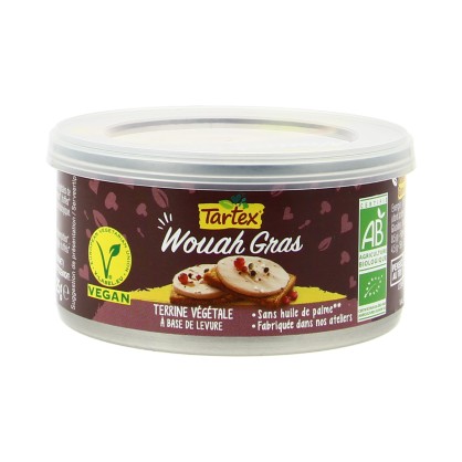 Wouah Gras (alternative végétale au foie gras) 125 gr - TARTEX