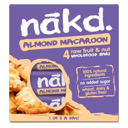 Multipack Barres Almond Macaroon 12 x 4*35 gr - Nakd