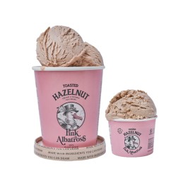 Glace Noisette Grillée 90 ml - Pink Albatross
