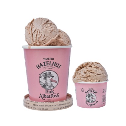 Glace Noisette Grillée 90 ml - Pink Albatross