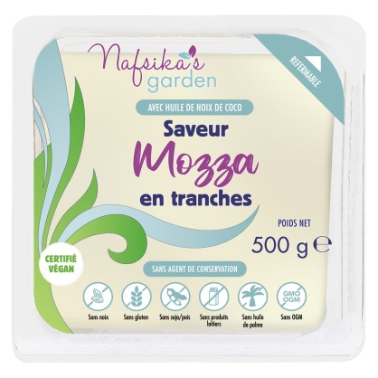 Tranché Mozza Vegan 500 gr - Nafsika's Garden