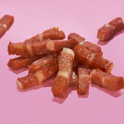 Lardons végétaux goût fumé 500 gr - LA VIE