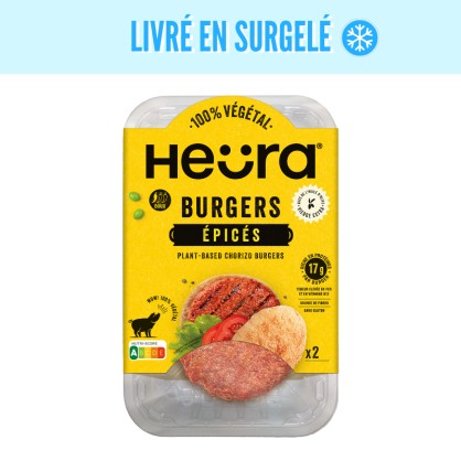 Burgers chorizo épicés 220 gr - Heura