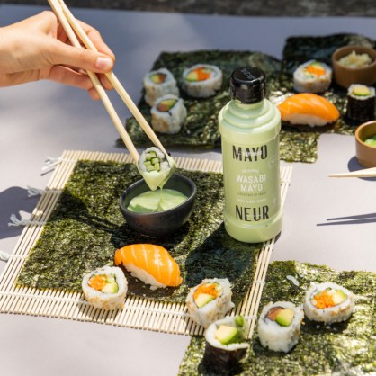 Mayonnaise végétale au wasabi 250 ml - MAYONEUR