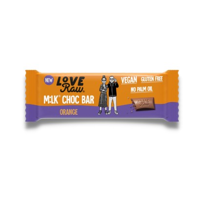 ORANGE M:LK® CHOC BAR - LoveRaw