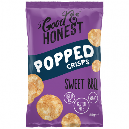 Chips poppées Sweet BBQ 85 gr - Good and Honest