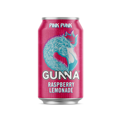 ECHANTILLON - Limonade "Pink Punk" framboise 330 ml - Gunna