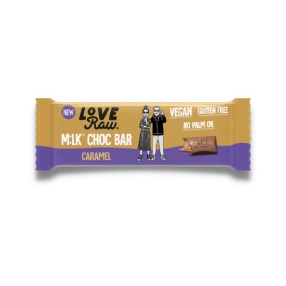 ECHANTILLON - CARAMEL M:LK® CHOC BAR 30 gr - LoveRaw