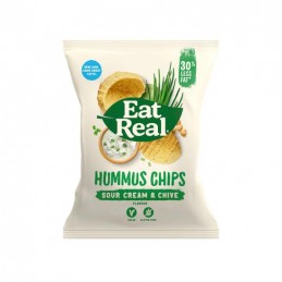 ECHANTILLON - Chips Hummus Crème Fraîche & Ciboulette 25 gr - Eat Real