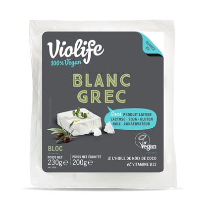 ECHANTILLON - Violife Bloc Blanc Grec 200 gr