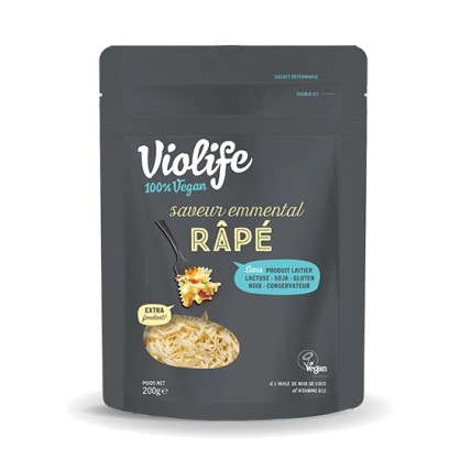 Râpé original saveur Emmental 200 gr - VIOLIFE