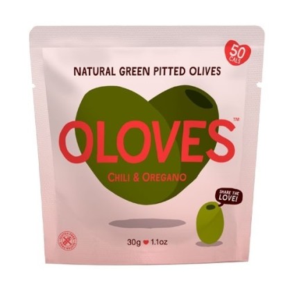 Olives assaisonnés au Chili et à l'Origan - OLOVES