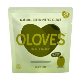 Olives assaisonnés au Basilic et Ail - OLOVES