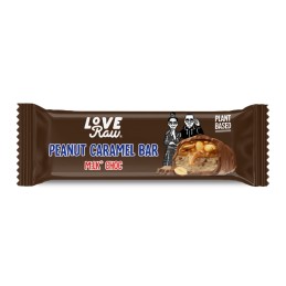 Barre caramel cacahuète chocolat 40 gr - LOVE RAW