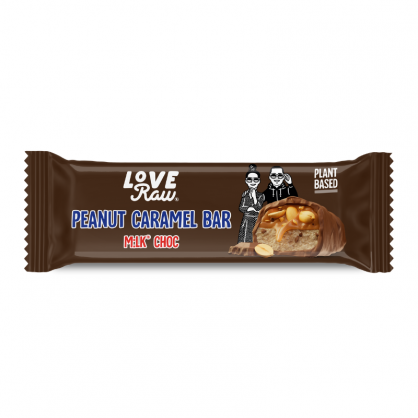 Peanut Caramel Barre M*lk Choc 40 gr - LoveRaw
