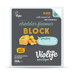 Bloc saveur Cheddar 200 gr - VIOLIFE