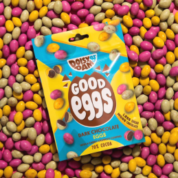 Good Eggs - Oeufs chocolatés enrobés de bonbon 75 gr - Doisy & Dam